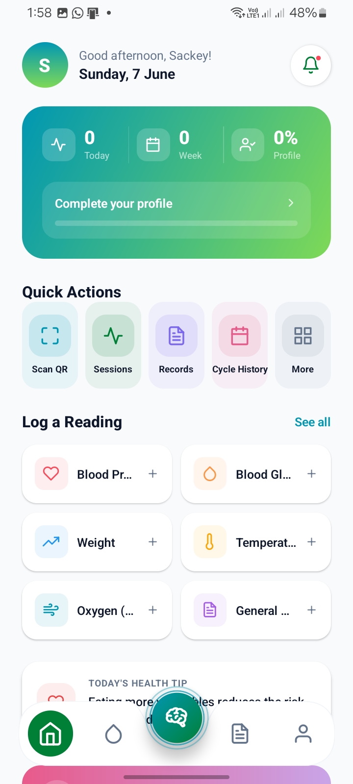 Maternal AI Assistant Screen