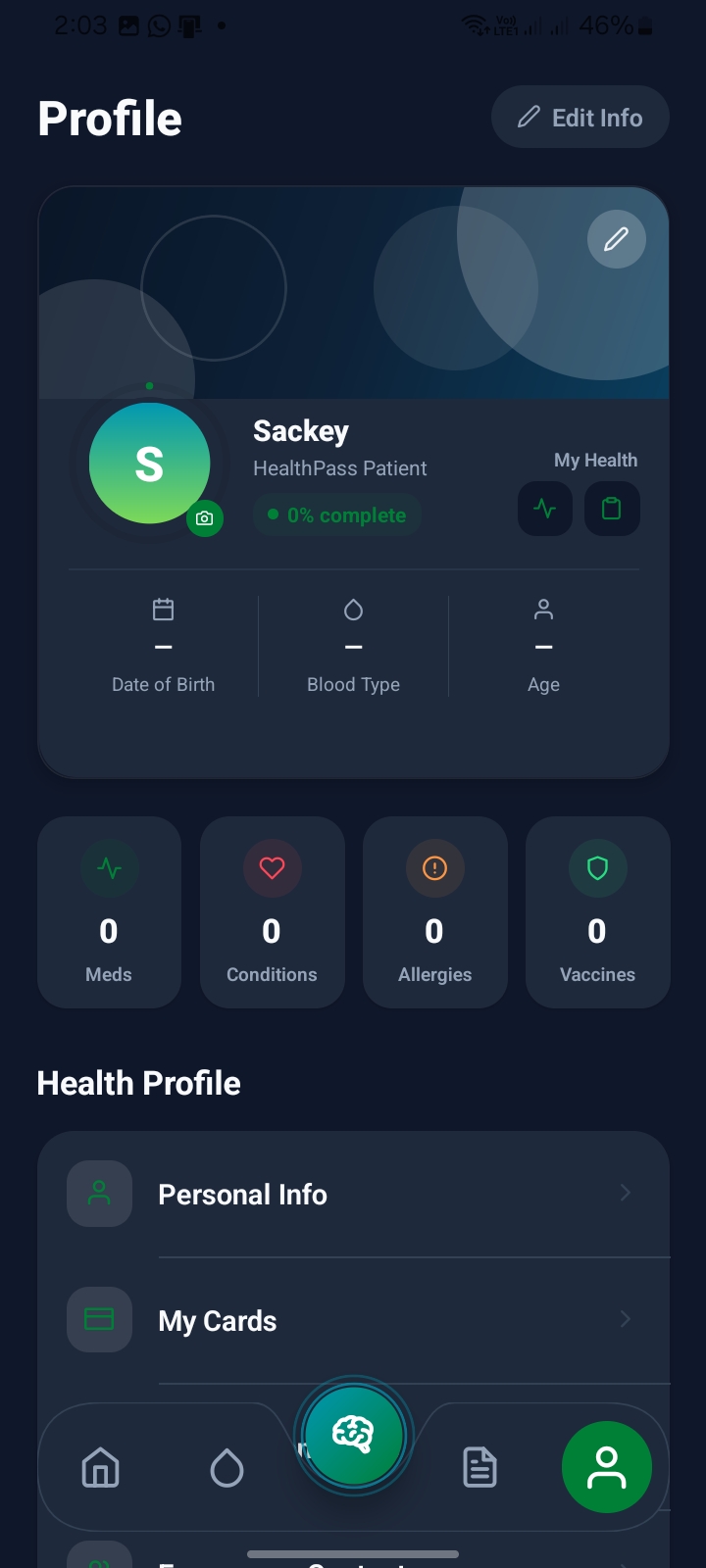 AI Chatbot Screen